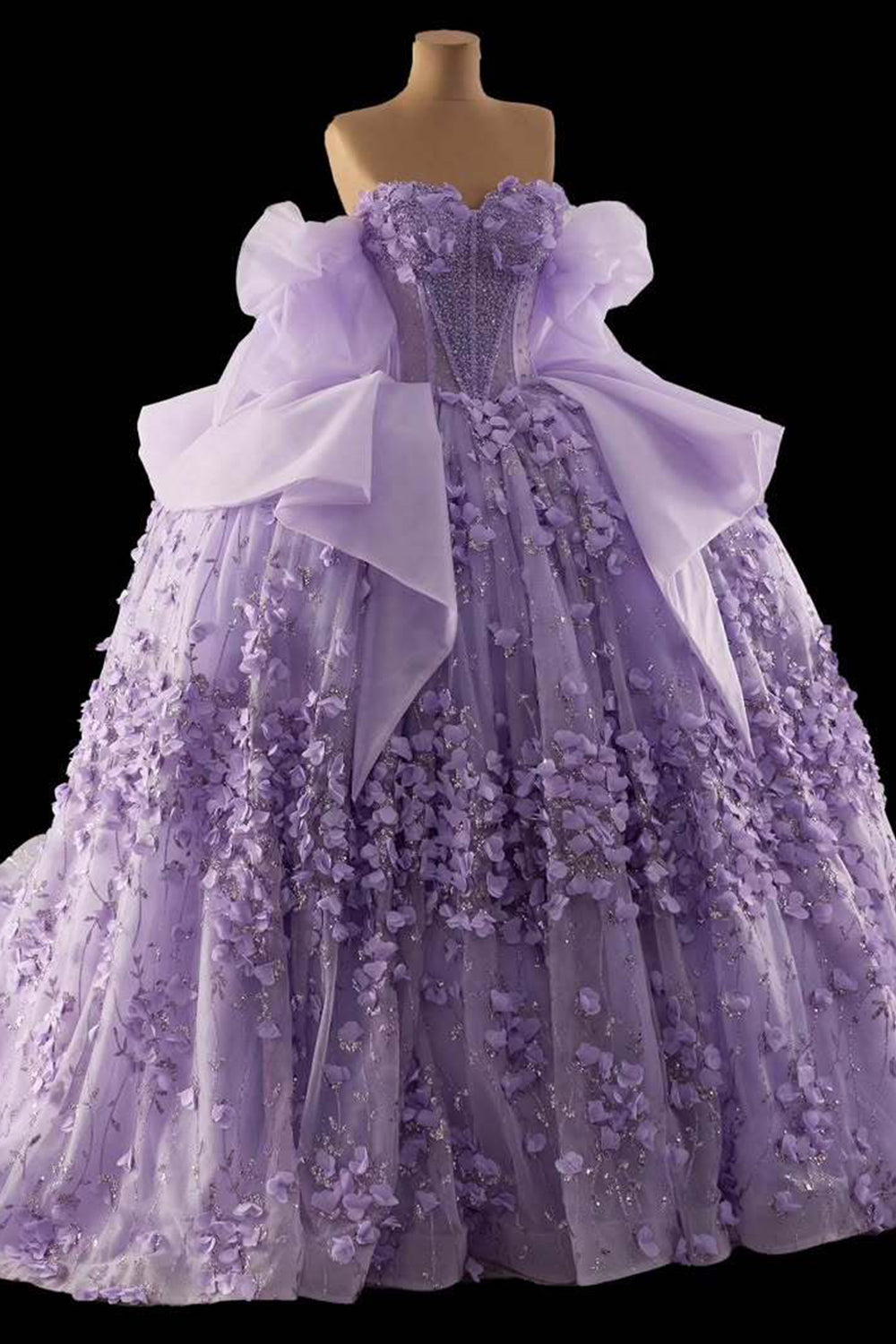 Gorgeous A Line Off the Shoulder Purple Quinceanera Dress with Appliques