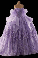 Load image into Gallery viewer, Gorgeous A Line Off the Shoulder Purple Quinceanera Dress with Appliques