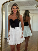 Load image into Gallery viewer, Chic A Line Sweetheart Blue Short Homecoming Dress with Ruffles