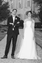 Load image into Gallery viewer, Charming A Line Off the Shoulder White Long Bridal Dress