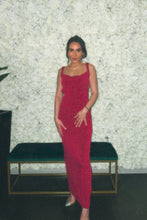 Load image into Gallery viewer, Stylish Mermaid Square Neck Burgundy Long Party Dress with Bowknot