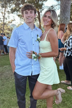 Load image into Gallery viewer, Pretty A Line Strapless Pink Short Homecoming Dress