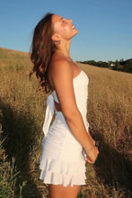 Load image into Gallery viewer, Stylish Sheath Strapless Royal Blue Short Homecoming Dress with Ruffles