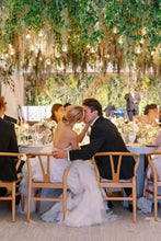 Load image into Gallery viewer, Stylish A Line Sweetheart White Tulle Long Wedding Dress with Ruffles