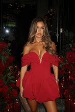 Load image into Gallery viewer, Stylish A Line Off the Shoulder Red Cocktail Party Dress