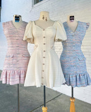 Load image into Gallery viewer, Chic Sheath V Neck Pink Short Homecoming Dress with Ruffles