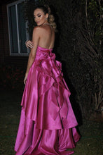 Load image into Gallery viewer, Stylish A Line Sweetheart Pink Long Party Dress with Ruched