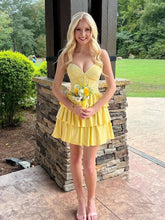 Load image into Gallery viewer, Cute A Line Sweetheart Silver Short Homecoming Dress with Beading