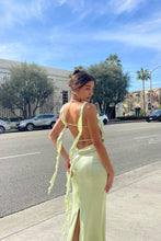 Load image into Gallery viewer, Stylish Sheath Sweetheart Light Green Long Party Dress with Corset