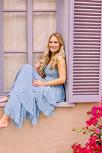 Load image into Gallery viewer, Chic A Line Sweetheart Pink Long Prom Dress with Ruffles