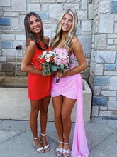 Load image into Gallery viewer, Attractive Sheath Strapless Yellow Short Homecoming Dress with Ruched