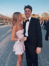 Load image into Gallery viewer, Attractive Sheath Sweetheart Light Pink Short Homecoming Dress with Keyhole