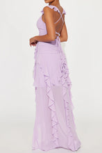 Load image into Gallery viewer, Beautiful A Line Sweetheart Lilac Long Prom Dress with Ruffles