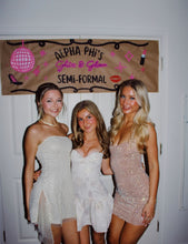 Load image into Gallery viewer, Bling A Line Strapless White Sequins/Champagne Short Homecoming Dress with Beading