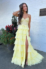 Load image into Gallery viewer, Cute A Line Sweetheart Pink Corset Prom Dress with Appliques Criss Cross Back