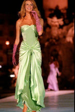Load image into Gallery viewer, Charming Mermaid Sweetheart Green Long Prom Dress with Ruched