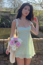 Load image into Gallery viewer, Chic A Line Sweetheart Light Green Short Homecoming Dress with Ruffles