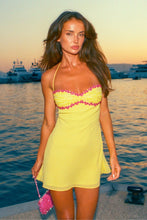 Load image into Gallery viewer, Chic A Line Spaghetti Straps Light Blue Short Homecoming Dress with Sequins