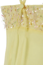 Load image into Gallery viewer, Cute A Line Spaghetti Straps Light Yellow Short Homecoming Dress with Embroidery