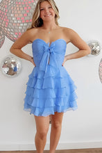 Load image into Gallery viewer, Cute A Line Sweetheart Green Short Homecoming Dress with Ruffles