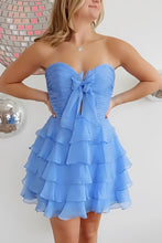 Load image into Gallery viewer, Cute A Line Sweetheart Green Short Homecoming Dress with Ruffles