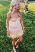 Load image into Gallery viewer, Cute A Line Sweetheart Light Orange Tulle Short Homecoming Dress with Ruffles