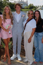 Load image into Gallery viewer, Cute Sheath Square Neck Pink Short Homecoming Dress with Backless