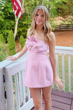 Load image into Gallery viewer, Cute A Line Strapless White Short Homecoming Dress with Ruched