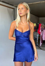 Load image into Gallery viewer, Cute Sheath Spaghetti Straps Purple Short Homecoming Dress with Beading