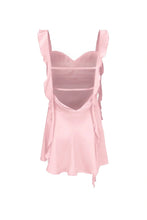 Load image into Gallery viewer, Cute Sheath Square Neck Pink Short Homecoming Dress with Backless