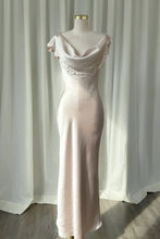 Load image into Gallery viewer, Elegant Mermaid Off the Shoulder Ivory Long Prom Dress with Ruffles