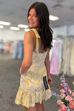 Load image into Gallery viewer, Glamorous A Line Sweetheart Light Blue Printed Short Homecoming Dress with Beading