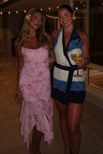 Load image into Gallery viewer, Glamorous Sheath Spaghetti Straps Light Green Tea Length Party Dress with Beading