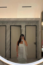 Load image into Gallery viewer, Gorgeous Sheath Strapless White Long Prom Dress with Appliques