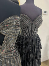 Load image into Gallery viewer, Gorgeous Royal Blue A-Line Off The Shoulder Long Beaded Prom Dress