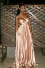 Load image into Gallery viewer, Hot A Line Sweetheart Pink Long Prom Dress with Ruffles