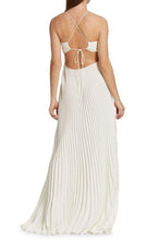 Load image into Gallery viewer, Hot A Line Halter Neck White Long Prom Dress with Backless