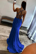 Load image into Gallery viewer, Yellow Mermaid Cutout Waist Lace Up Corset Long Beaded Prom Dress
