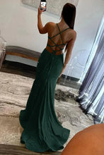 Load image into Gallery viewer, Yellow Mermaid Cutout Waist Lace Up Corset Long Beaded Prom Dress