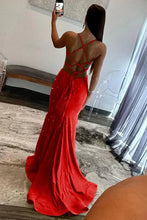 Load image into Gallery viewer, Yellow Mermaid Cutout Waist Lace Up Corset Long Beaded Prom Dress