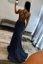 Load image into Gallery viewer, Yellow Mermaid Cutout Waist Lace Up Corset Long Beaded Prom Dress