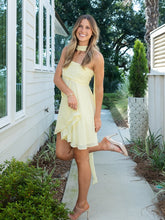 Load image into Gallery viewer, New A Line Strapless Pink Short Homecoming Dress with Scarf