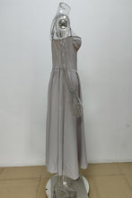 Load image into Gallery viewer, Simple A-Line Spaghetti Straps Tea Length Graduation Party Dress