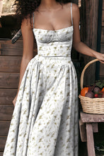 Load image into Gallery viewer, Simple A-Line Spaghetti Straps Tea Length Graduation Party Dress