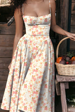 Load image into Gallery viewer, Simple A-Line Spaghetti Straps Tea Length Graduation Party Dress