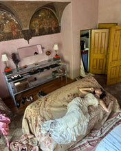 Load image into Gallery viewer, Princess A Line Sweetheart Ivory Corset Party Dress with Ruffles Criss Cross Back