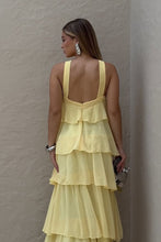 Load image into Gallery viewer, Princess A Line Halter Neck Pink Long Prom Dress with Ruffles