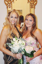 Load image into Gallery viewer, Stunning Mermaid Sweetheart Light Pink Corset Prom Dress with Appliques