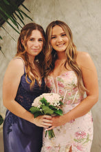 Load image into Gallery viewer, Stunning Mermaid Sweetheart Light Pink Corset Prom Dress with Appliques