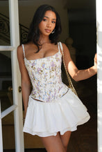 Load image into Gallery viewer, Stunning Two Piece Spaghetti Straps Lilac Corset Homecoming Dress